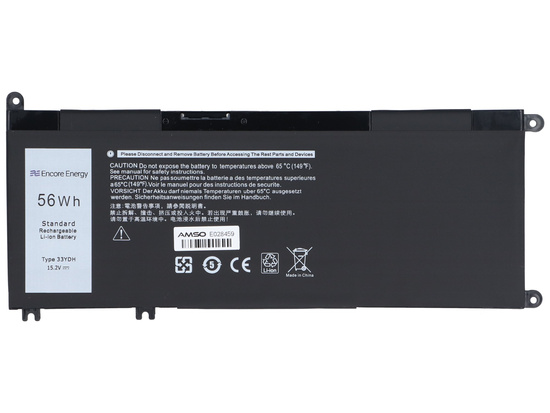 Bateria Encore Energy do Dell Latitude 3380 3490 Inspiron 3579 G3 3779 G3 7588 G7 7577 G7 7778 G7 56Wh 15.2V 3680mAh 33YDH
