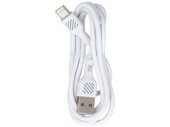 Kabel Encore Energy USB-A USB-C przewód QC PD 3A 60W do ładowania i transferu danych 100 cm biały EE157-C