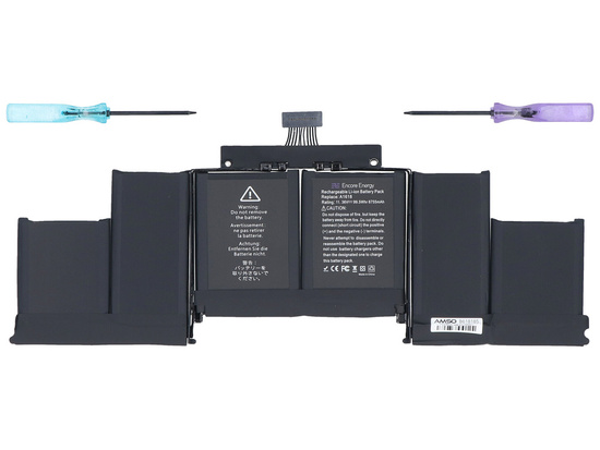 Bateria Encore Energy do Apple Macbook Pro 15" Retina A1398 Mid 2015 99.5Wh 11.36V 8755mAh A1618 