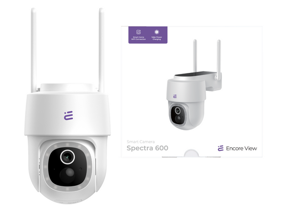 Inteligentna kamera WiFi Solarna PTZ 1,39W USB-C 4Mpx FHD IP65 Spectra 600 Encore View