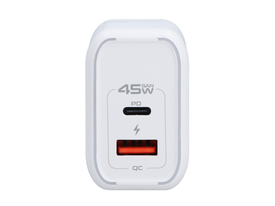 Ładowarka sieciowa Encore Energy PD 3.0 Quick Charge 4.0 USB-A USB-C 45W MD-4583TR
