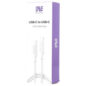 Ładowarka sieciowa SLIM GaN 20W USB-A USB-C QC PD Encore Energy MD-2083ZA + kabel 2x USB-C 50cm