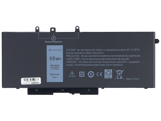 Bateria Encore Energy do Dell Latitude 5280 5290 5480 5490 5491 5495 5580 5590 5591 Precision 3520 3530 7.6V 68Wh 8950mAh GJKNX