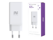 Ładowarka sieciowa Encore Energy GaN QC PD USB-A 18W USB-C 45W MD-4583RD + kabel 2x USB-C 50cm
