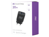Ładowarka ładowarka sieciowa Encore Energy PD 3.0 Quick Charge 4.0 USB-A USB-C 20W adapter MD-2083RA