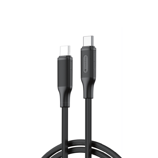 Ładowarka sieciowa Encore Energy GaN QC 4+ PD 3.0 USB-A USB-C x2 65W MD-6583R wyświetlacz + Kabel USB-C Encore Energy 2m