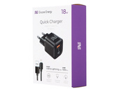 Ładowarka sieciowa 18W USB QC + kabel USB - Lightning 100cm Encore Energy MD-181mL
