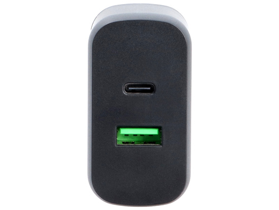 Ładowarka sieciowa GaN 65W USB-A + USB-C QC PD Encore Energy MD-65C4329