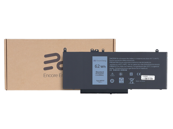 Bateria Encore Energy do Dell Latitude E5470 E5270 E5570 E5750 62Wh 7.6V 8100mAh 6MT4T