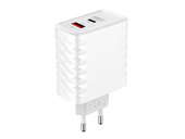 Ładowarka sieciowa GaN 65W USB-A + USB-C QC PD Encore Energy MD-6583TR