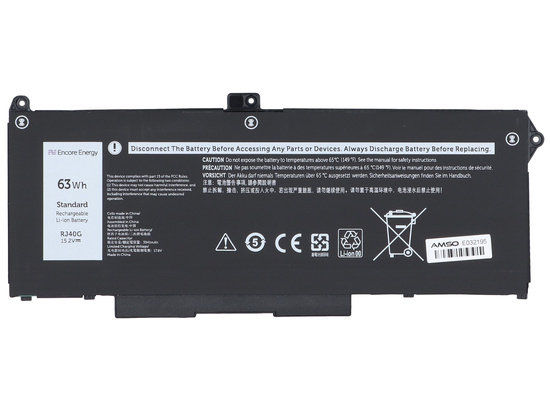 Bateria Encore Energy do Dell Latitude 5420 5520 Precision 3560 63Wh 15.2V 4145mAh RJ40G