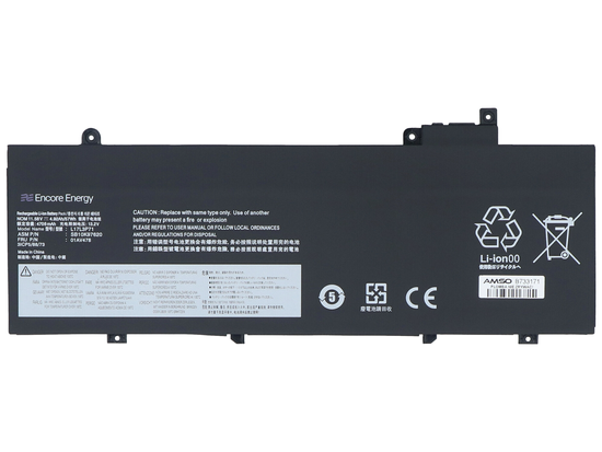 Bateria Encore Energy do Lenovo ThinkPad T480s 57Wh 11.58V 4900mAh 01AV478
