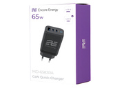 Ładowarka sieciowa 65W USB-A + 2x USB-C QC PPS PD Encore Energy MD-6583RA