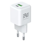 Ładowarka sieciowa GaN 20W USB-A USB-C QC PD Encore Energy MD-2083ZC + kabel 2x USB-C 100cm