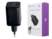 Ładowarka sieciowa GaN 65W USB-C QC PD + kabel USB-C 200cm Encore Energy MD-652mC