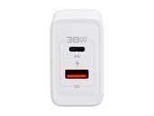 Ładowarka sieciowa 38W USB-A USB-C QC PD Encore Energy MD-3883TR