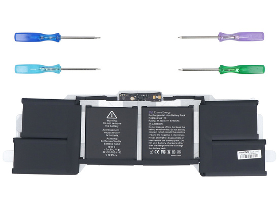 Bateria Encore Energy do Apple MacBook Pro 16 A2141 99.8Wh 11.36V 8790mAh A2113