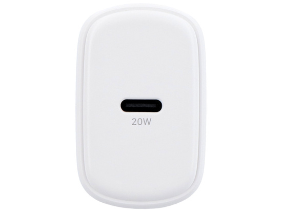 Ładowarka sieciowa GaN 20W USB-C QC PD Encore Energy MD-2083ZB + kabel 2x USB-C 50cm