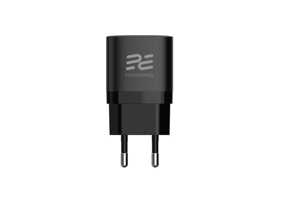 Ładowarka sieciowa Encore Energy GaN QC 4+ PD 3.0 USB-A USB-C 45W GaN-4583R + kabel USB-C 2m