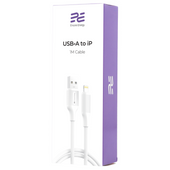 Kabel Encore Energy USB-A / Lightning przewód do ładowania i transferu danych 100cm biały MD-DTAL1W