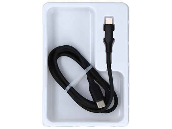 Kabel Encore Energy USB-C Lightning 3A przewód PD 27W do ładowania i transferu danych 100 cm czarny EE40-CL