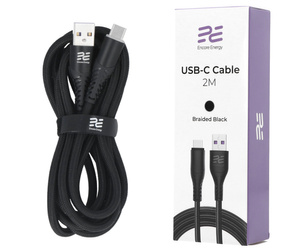 Kabel Encore Energy USB-A USB-C przewód USB do ładowania i przesyłania danych 200cm