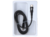 Kabel Encore Energy USB-C x2 5A przewód QC PD 240W do ładowania i transferu danych 100 cm braided szary EE160-CC