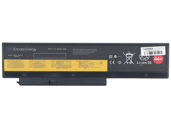 Bateria Encore Energy do LenovoThinkPad x220 x220i x230 x230i 48Wh 11.1V 4300mAh 45N1019 45N1024