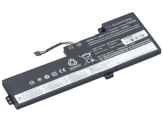 Bateria Encore Energy do Lenovo ThinkPad T470 T480 A475 A485 24Wh 11.46V 2095mAh 01AV421