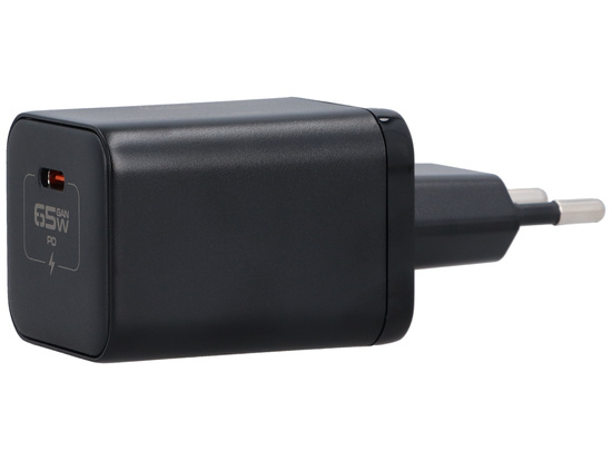 Ładowarka sieciowa GaN 65W USB-C QC PD + kabel USB-C 200cm Encore Energy MD-652mC