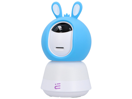 Inteligentna kamera niania WiFi obrotowa FHD alarm kołysanki + monitor Encore View Baby Guard Blue