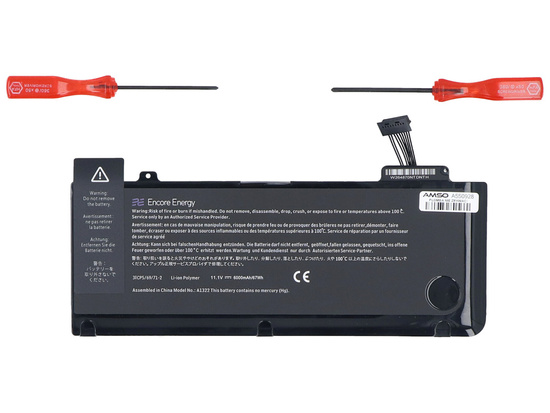 Bateria Encore Energy do Apple Macbook Pro 13' 2009-2012 A1278 AP06 11.1V 67Wh 6000mAh A1322