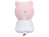 Inteligentna obrotowa kamera niania WiFi FHD wykrywanie płaczu kołysanki + monitor Encore View Baby Guard Pink