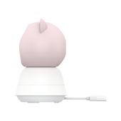 Inteligentna obrotowa kamera niania WiFi FHD wykrywanie płaczu kołysanki + monitor Encore View Baby Guard Pink