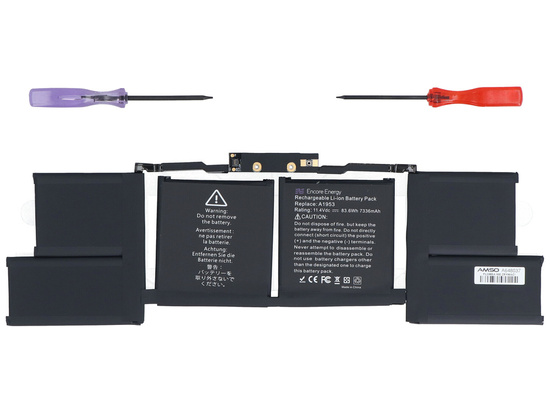 Bateria Encore Energy do Apple MacBook Pro Retina 15 A1990 83.6Wh 11.4V 7336mAh A1953
