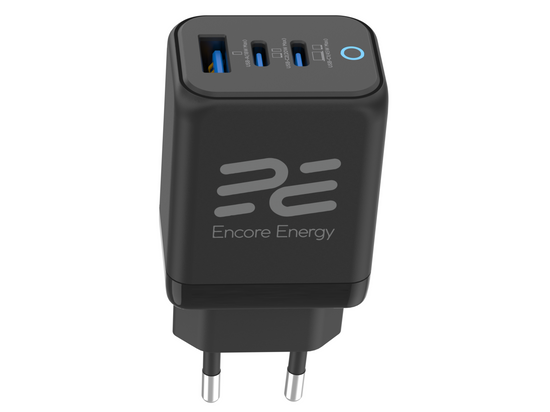 Ładowarka sieciowa 45W USB-A + 2x USB-C QC PPS PD Encore Energy MD-4583RA