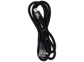 Kabel Encore Energy USB-A Lightning przewód QC PD do ładowania i transferu danych 100 cm braided czarny EE101-L