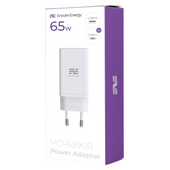 Ładowarka sieciowa GaN 65W USB-A + 2x USB-C QC PPS PD Encore Energy MD-6590R