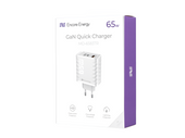 Ładowarka sieciowa GaN 65W USB-A + USB-C QC PD Encore Energy MD-6583TR