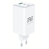 Ładowarka sieciowa Encore Energy GaN QC PD 1x USB-A 30W 2x USB-C 100W MD-10083Z + kabel 2x USB-C 100cm