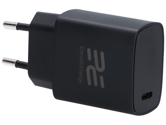 Ładowarka sieciowa GaN 20W USB-C QC PD Encore Energy MD-20C4329