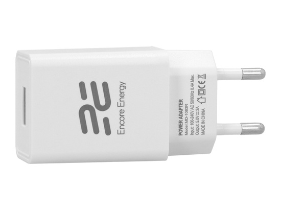 Ładowarka sieciowa Encore Energy USB-A 10W + kabel Lightning ładowarka uniwersalna MD-1083RL