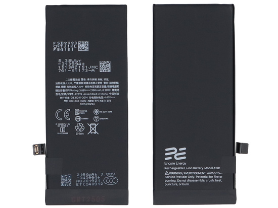 Bateria Encore Energy do Apple iPhone SE 2022 616-01075 8,38Wh 3.88V 2160mAh